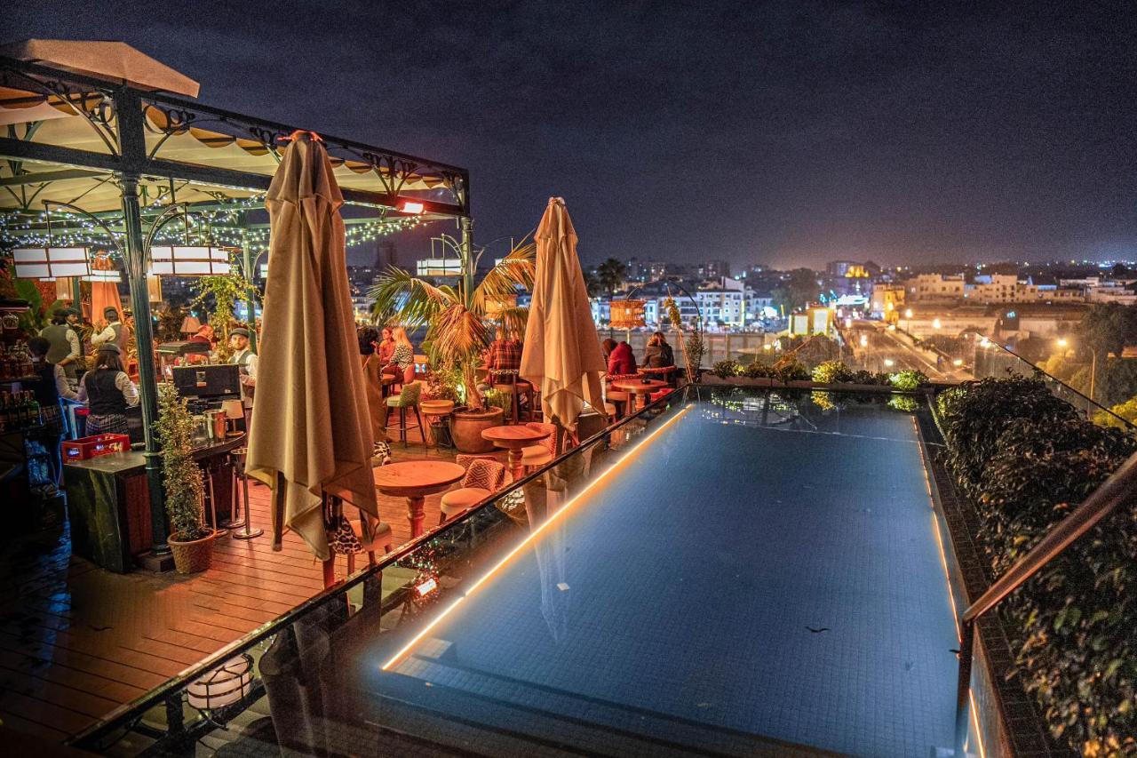 Hotel Lobby Seville Ngoại thất bức ảnh Rooftop bar in Marrakech, Morocco